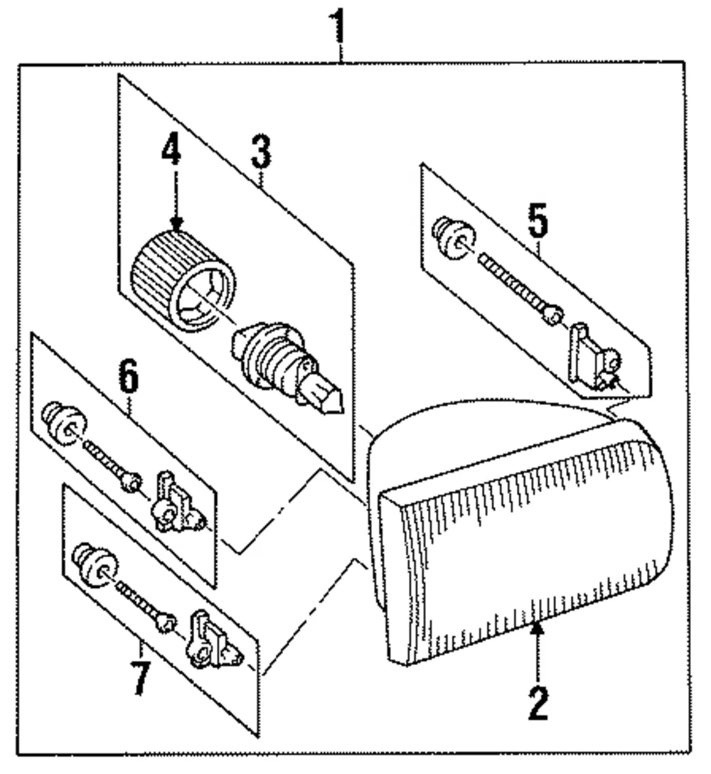 Composite Headlamp - Mazda (zzm051031)