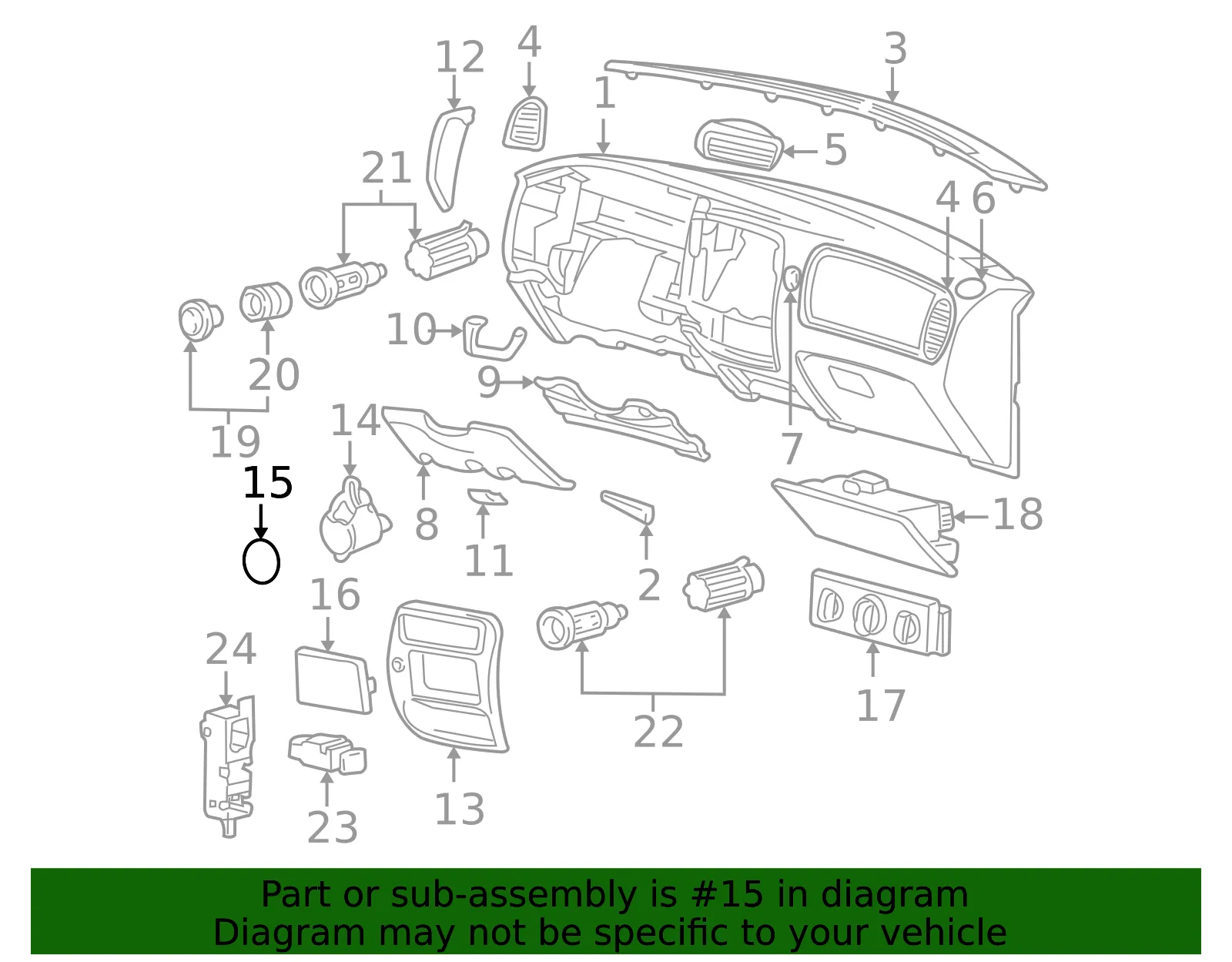 Switch Knob - Mazda (zzm066169) - view 2