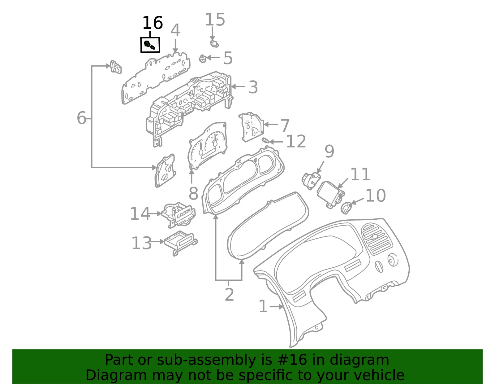 Instrument Panel Light Bulb - Mazda (zzm255280) - view 2