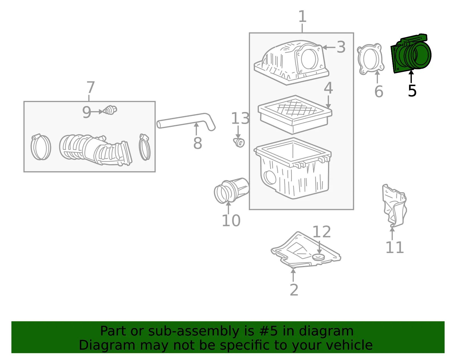 Mass Air Flow Sensor - Mazda (zzm513210r0b) - view 2