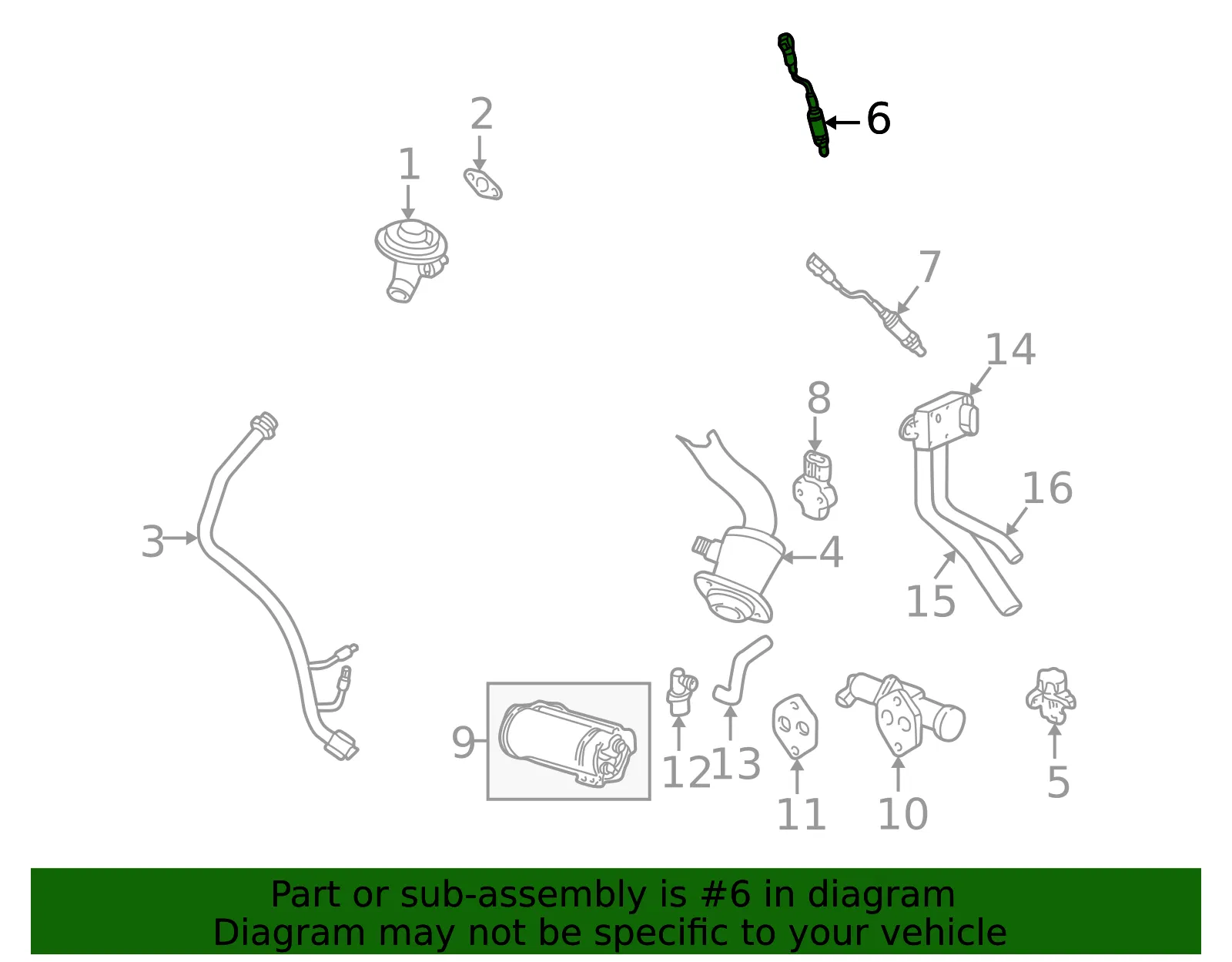 Oxygen Sensor - Mazda (zzmj18861) - view 2