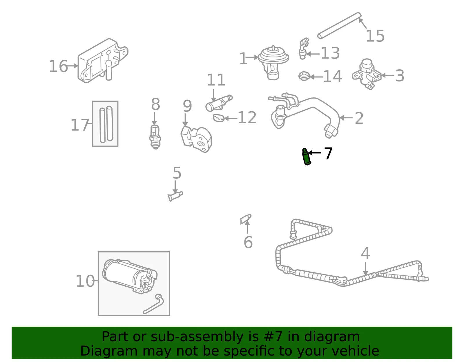 Oxygen Sensor - Mazda (zzn118860) - view 2