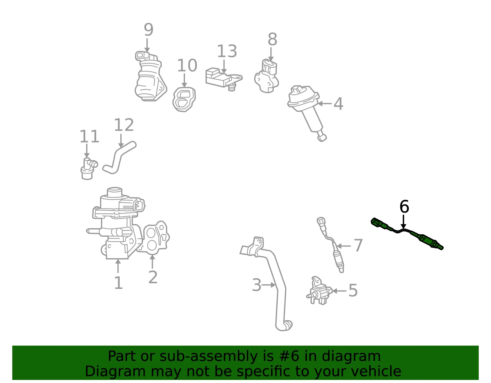 Oxygen Sensor - Mazda (zzr118861) - view 2