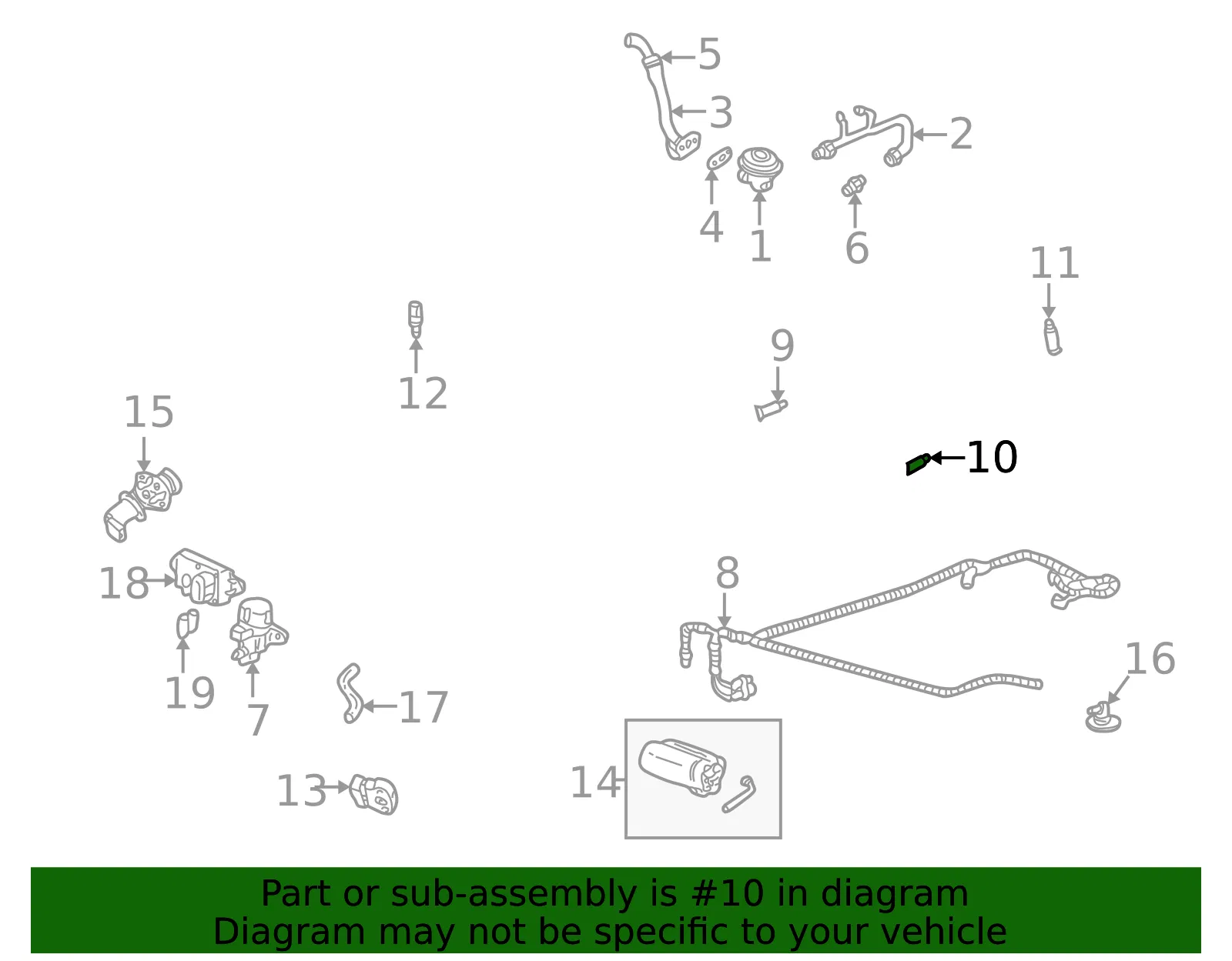 Oxygen Sensor - Mazda (zzr218861) - view 2